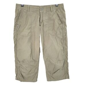 Kuhl Dark Beige Hiking Capri‎ Pants Womens Size 6